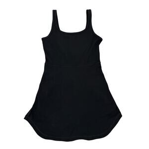 Nike One Dri-Fit Black RIbbed Dress Size Women's Small